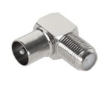 Przejście kątowe F-gniazdo na IEC-wtyk F75nxIECw/k