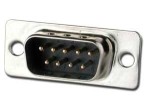 Złącze męskie wtyk D-SUB lutowane - DB 9 DSUB09w