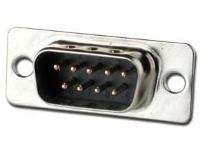 Złącze męskie wtyk D-SUB lutowane - DB 9 DSUB09w