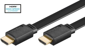 Kabel HDMI High Speed płaski 3m