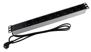 Listwa zasilająca 1U 19" 9 gniazd