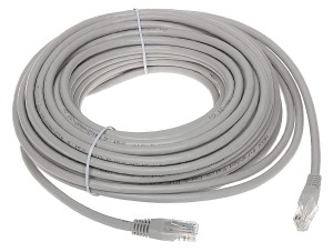 Patchcord UTP cat.5e, 20m szary