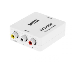 Konwerter sygnału gniazdo AV - CHINCH CVBS + AUDIO - gniazdo HDMI
