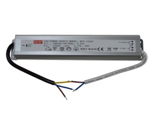 Zasilacz LED 12V 45W napięciowy IP67 aluminium