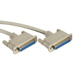 Kabel DB25 gniazdo/gniazdo 2m
