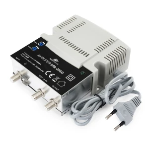 Wzmacniacz budynkowy z prekorekcją charakterystyki kabla Spacetronik SPA-28SG LTEII