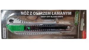 Nóż metalowy TORRO 18mm Gold