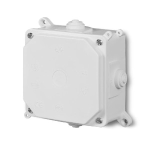 Puszka instalacyjna natynkowa z dławicami 94x94x58 mm PKN-2