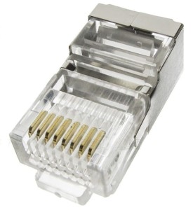 Złącze męskie wtyl RJ45 WM8p8c ekranowane WM8p8cRDS