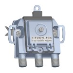 Abonenckie gniazdo multimedialne 3-wyjściowe izolowane  / i-T2DK604końcowe, TV-2xDATA