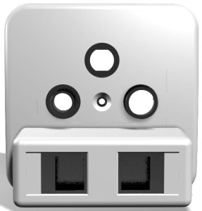 Wielofunkcyjna pokrywa gniazda abonenckiego GB1-xx