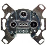 Abonenckie gniazdo satelitarne GVP10 przelotowe, R-TV-SAT