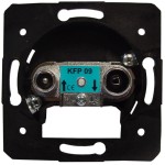 Abonenckie gniazdo antenowe R-TV, przelotowe KFP 09